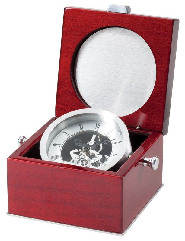 SKELETON CLOCK ROSEWOOD