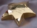 GOLD STAR PAPERWEIGHT