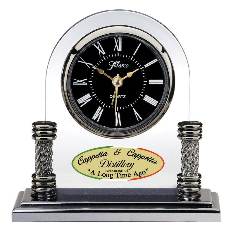 DOME CLOCK/ROPE PILLAR