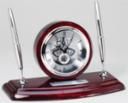 CLOCK WITH PENS