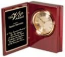 CLOCK W/BLACK PLATE LG