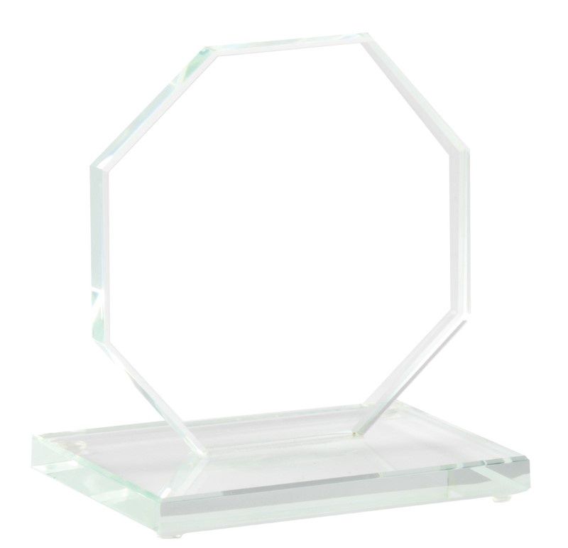 SMALL GLASS OCTAGON