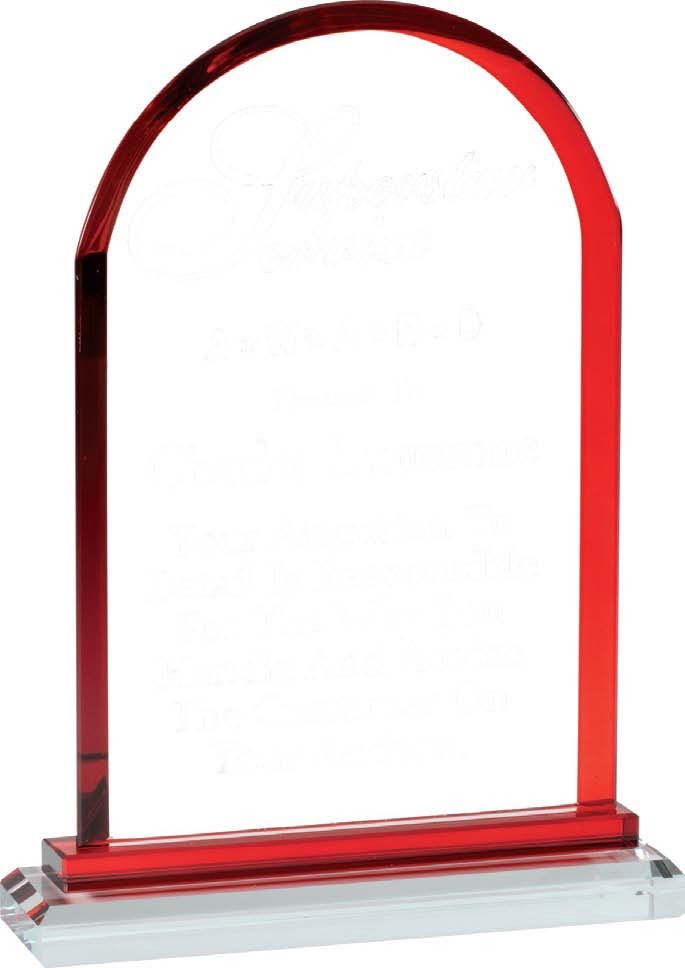 8.5 DOME W/RED TRIM