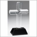 CRYSTAL CROSS ON BK BASE