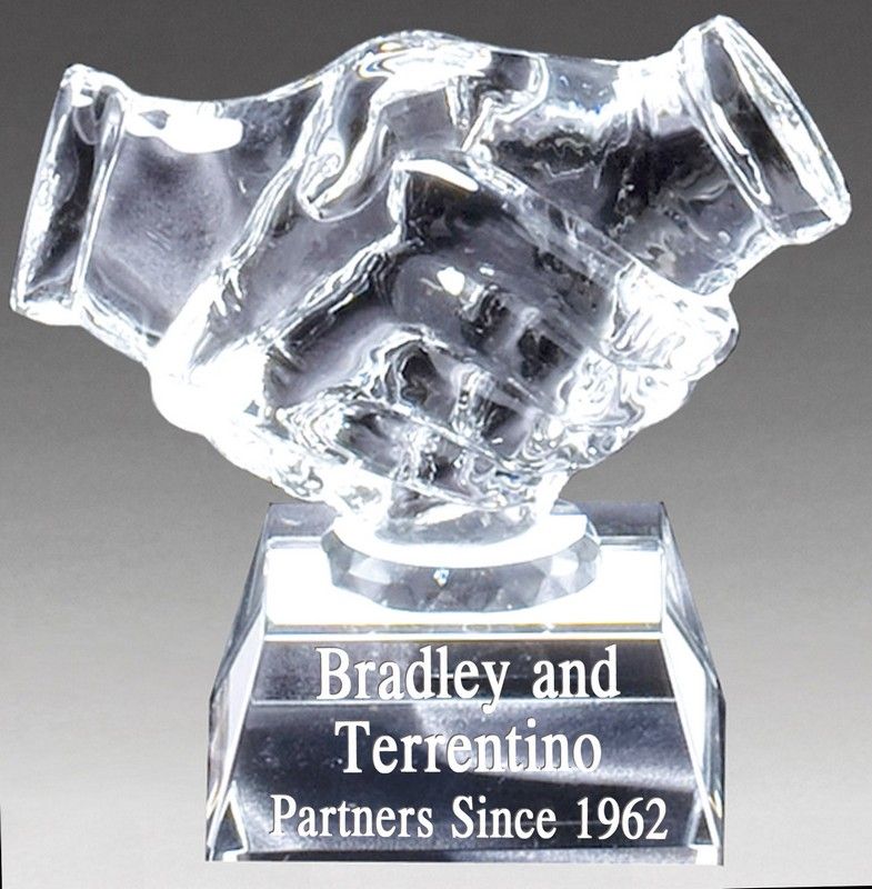 CRYSTAL HAND SHAKE ON BA