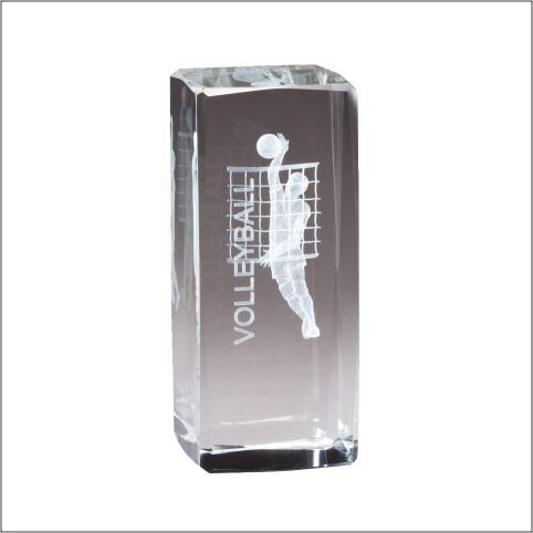 VLYBALL M CRYSTAL W/3D