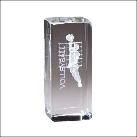 VLYBALL M CRYSTAL W/3D