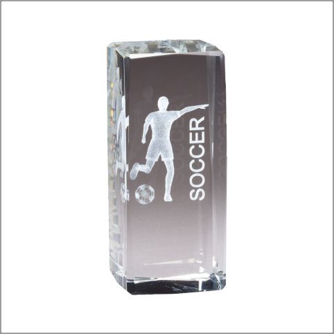 SOCCER F CRYSTAL W/3D