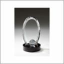 OVAL W/GOLF BALL ON BLK