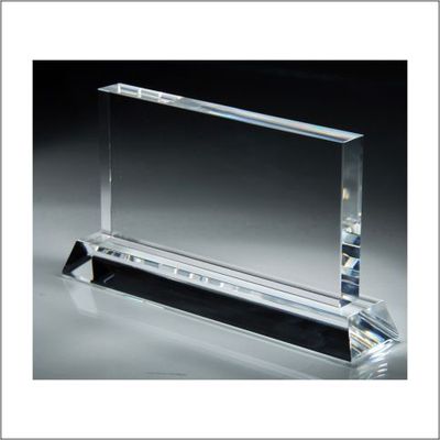 CRYSTAL RECTANGLE W/BASE