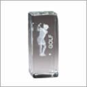 GOLF FEMALE CRYSTAL W/3D