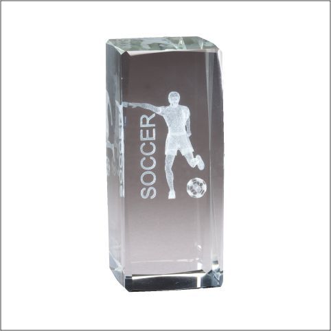 SOCCER M CRYSTAL W/3D