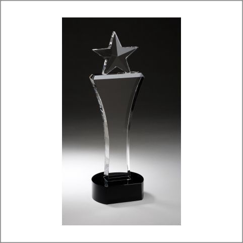 BEVELED STAR TOWER BLACK