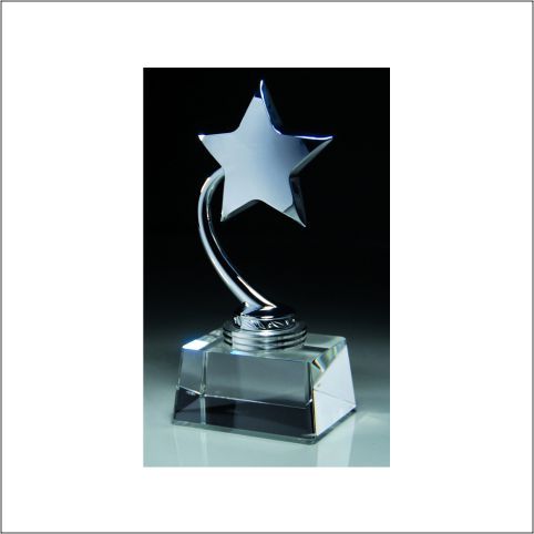 CHROME STAR ON CRYSTAL B
