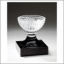GOLF BOWL ON BLACK BASE