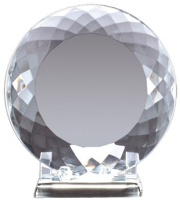 6" CRYSTAL PLATE WITH ST