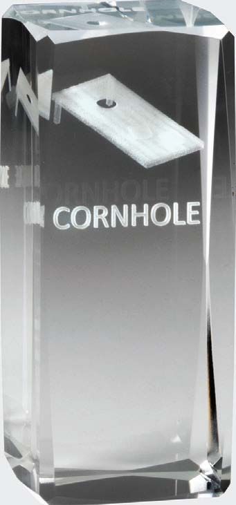 CORNHOLE CRYSTAL W/3D
