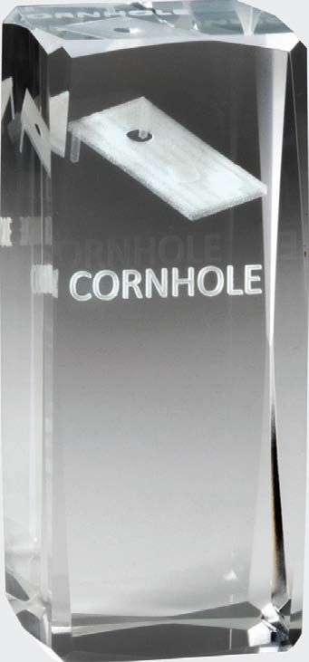 CORNHOLE CRYSTAL W/3D