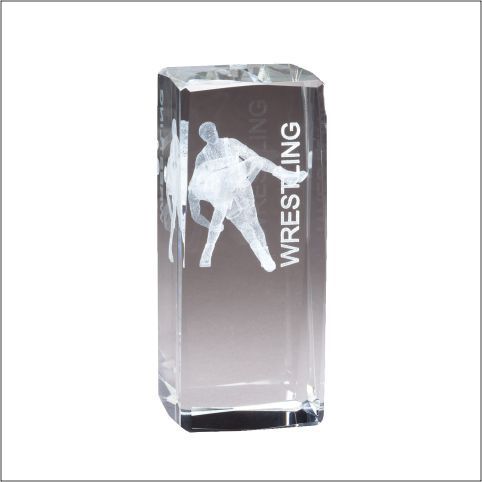 WRESTLING CRYSTAL W/3D