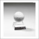 CRYSTAL GOLF BALL