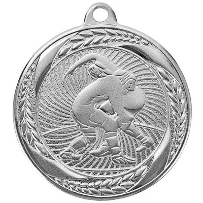 WRESTLING MEDAL 2" BS