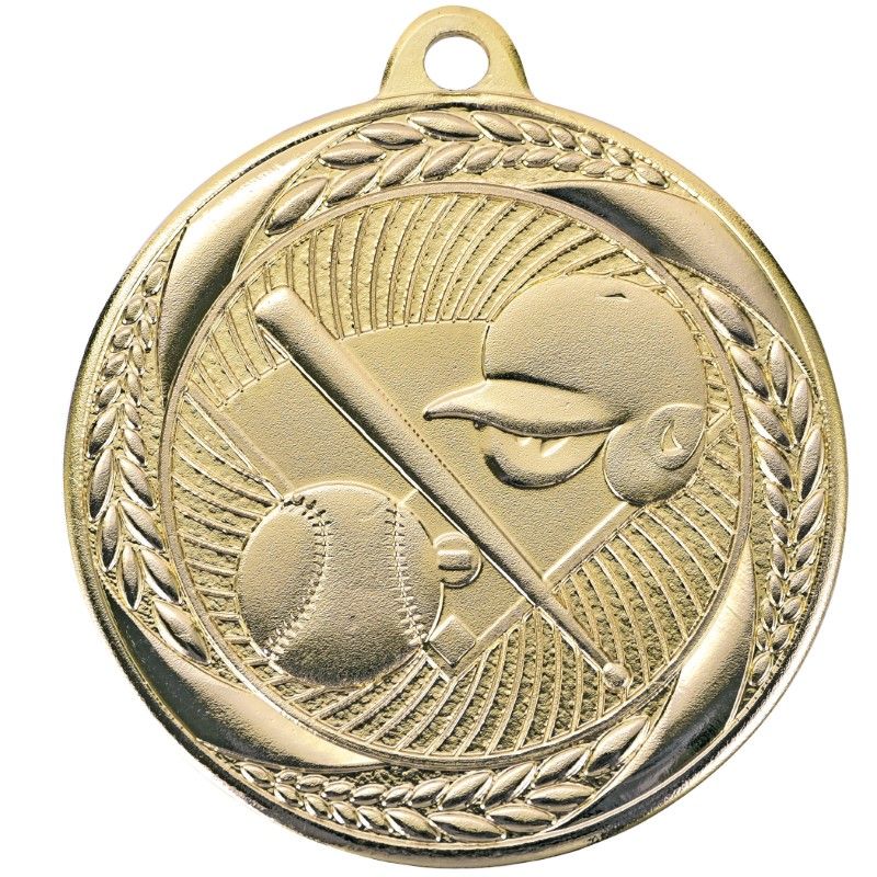BASEBALL MEDAL 2" BG