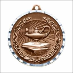 LAMP MEDAL ANTIQUE BRONZ