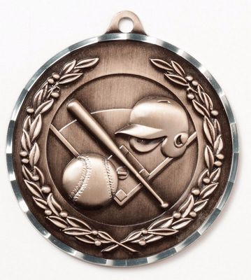 BASEBALL 2.75" MEDAL AB