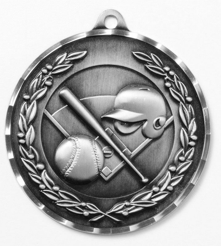BASEBALL 2.75" MEDAL AS