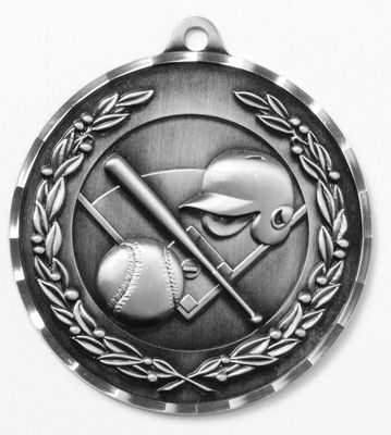 BASEBALL 2.75" MEDAL AS
