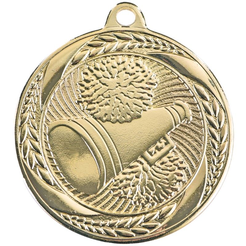 CHEERLEADING MEDAL 2" BG
