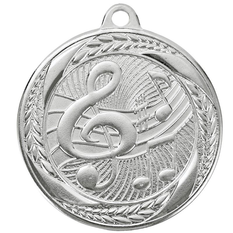 MUSIC NOTE MEDAL 2" BS