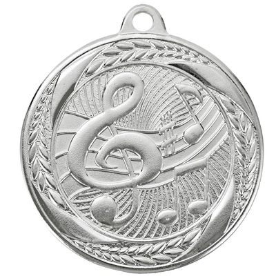 MUSIC NOTE MEDAL 2" BS