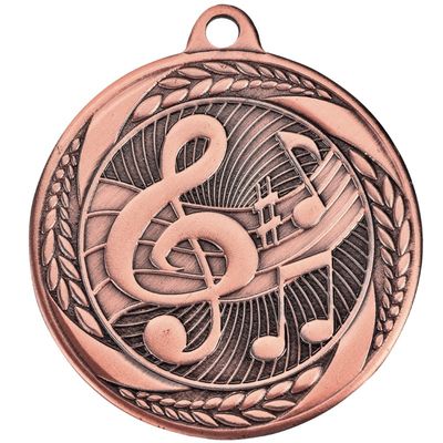 MUSIC NOTE MEDAL 2" AB