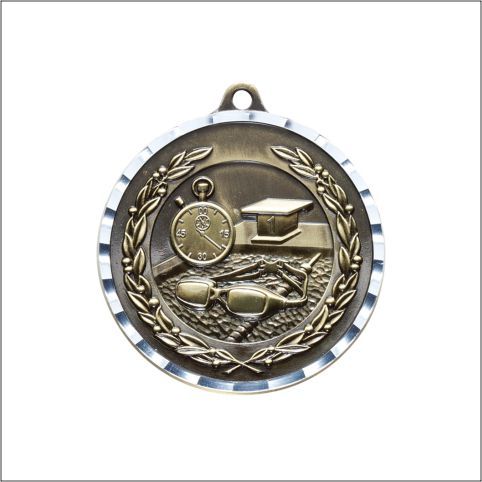 SWIMMING MEDAL ANTIQUE G
