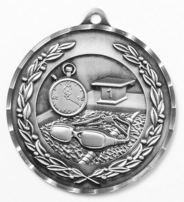 SWIMMING 2.75" MEDAL AS