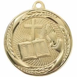 CHURCH MEDAL 2" BG
