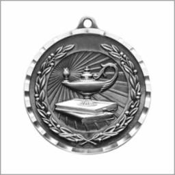 LAMP MEDAL ANTIQUE SILVE