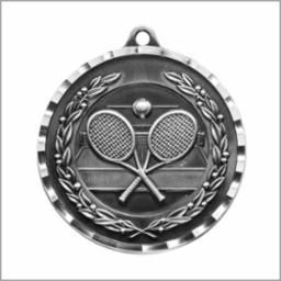 TENNIS MEDAL ANTIQUE SIL