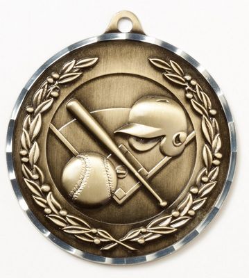 BASEBALL 2.75" MEDAL AG