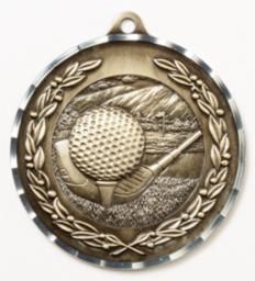 GOLF 2.75" MEDAL AG