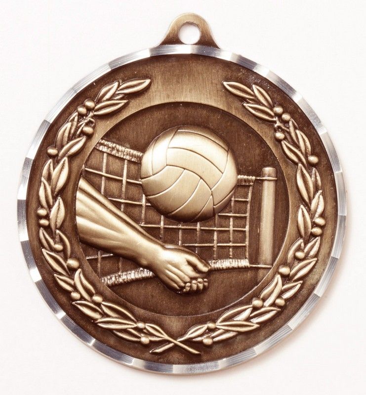 VOLLEYBALL 2.75" MEDAL B