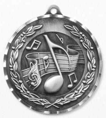MUSIC 2.75" MEDAL AS