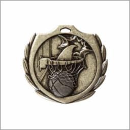 BURST MEDAL A BASKETBALL