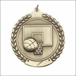 BASKETBALL MEDAL GOLD 1-