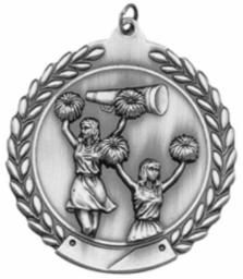 CHEERLEADER MEDAL SILV 1