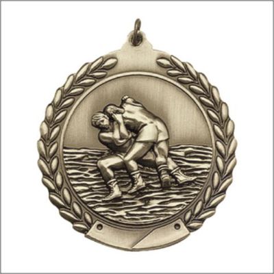 WRESTLING MEDAL GOLD 1-3