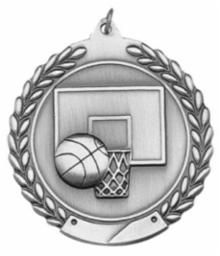 BASKETBALL MEDAL SILVER AS