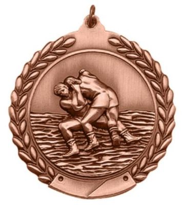 BRONZE 2 WRESTLING MEDAL
