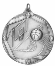 SV BASKETBALL MEDAL SILVER